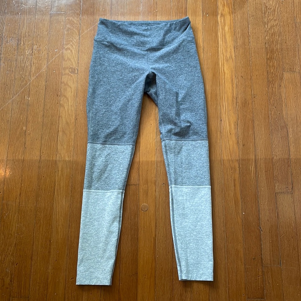 Outdoor Voices: Grey Tonal Cropped Tank and Matching Leggings